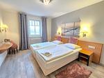 Schlafzimmer - Komfort Ferienwohnung mit 1 Schlafzimmer und Terrasse im Erdgeschoss (220) - Top-Hundeurlaub