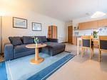 Wohnzimmer - Komfort Ferienwohnung mit 1 Schlafzimmer und Terrasse im Erdgeschoss (224) - Top-Hundeurlaub