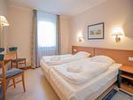 Schlafzimmer - Komfort Ferienwohnung mit 1 Schlafzimmer und Terrasse im Erdgeschoss (224) - Top-Hundeurlaub