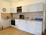 Küche / Küchenzeile - Komfort Ferienwohnung mit 1 Schlafzimmer und Terrasse im Erdgeschoss (239) - Top-Hundeurlaub
