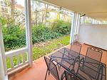 Terrasse - Komfort Ferienwohnung mit 1 Schlafzimmer und Terrasse im Erdgeschoss (249) - Top-Hundeurlaub