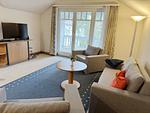 Wohnzimmer - Klassik Ferienwohnung mit 1 Schlafzimmer und Balkon im Dachgeschoss (258) - Top-Hundeurlaub
