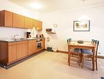 Küche / Küchenzeile - Klassik Ferienwohnung mit 1 Schlafzimmer und Balkon im Dachgeschoss (258) - Top-Hundeurlaub