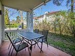 Terrasse - Komfort Ferienwohnung mit 1 Schlafzimmer und Terrasse im Erdgeschoss (252) - Top-Hundeurlaub