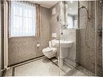 Badezimmer - Komfort Ferienwohnung mit 2 Schlafzimmern und Balkon im Dachgeschoss (260) - Top-Hundeurlaub