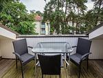 Balkon - Komfort Ferienwohnung mit 2 Schlafzimmern und Balkon im Dachgeschoss (260) - Top-Hundeurlaub