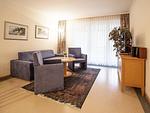 Wohnzimmer - Komfort Ferienwohnung mit 2 Schlafzimmern und Balkon im Obergeschoss (277) - Top-Hundeurlaub