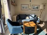 Wohnzimmer - Komfort Ferienwohnung mit 1 Schlafzimmer und Balkon im Dachgeschoss (282) - Top-Hundeurlaub