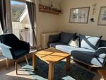 Wohnzimmer - Komfort Ferienwohnung mit 1 Schlafzimmer und Balkon im Dachgeschoss (282) - Top-Hundeurlaub