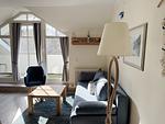Wohnzimmer - Komfort Ferienwohnung mit 1 Schlafzimmer und Balkon im Dachgeschoss (282) - Top-Hundeurlaub