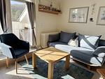 Wohnzimmer - Komfort Ferienwohnung mit 1 Schlafzimmer und Balkon im Dachgeschoss (282) - Top-Hundeurlaub