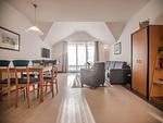Wohnzimmer - Komfort Ferienwohnung mit 1 Schlafzimmer und Balkon im Dachgeschoss (306) - Top-Hundeurlaub