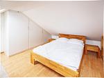 Schlafzimmer - Komfortplus Ferienwohnung mit 1 Schlafzimmern und Balkon im Dachgeschoss (303) - Top-Hundeurlaub