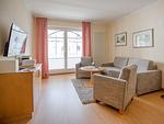 Wohnzimmer - Ferienwohnung mit 2 Schlafzimmern und Balkon (AH/629) - Top-Hundeurlaub