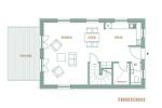 Grundriss - Superior Reetdachvilla mit 2 Schlafzimmern (E06) - Top-Hundeurlaub