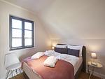Schlafzimmer - Premium Reetdachvilla mit 3 Schlafzimmern, Sauna und Kamin (E16) - Top-Hundeurlaub
