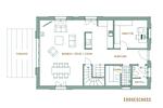 Grundriss - Luxus Reetdachvilla mit 3 Schlafzimmern, Sauna und Kamin (F12) - Top-Hundeurlaub