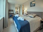 Schlafzimmer - Ferienwohnung mit Meerblick, 2 Schlafzimmern und Balkon (NP/307) - Top-Hundeurlaub