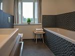 Badezimmer - Ferienwohnung mit Meerblick, 2 Schlafzimmern und Balkon (NP/307) - Top-Hundeurlaub