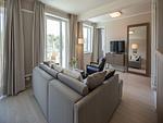 Wohnzimmer - Ferienwohnung mit Meerblick, 1 Schlafzimmer und Balkon (NP/308) - Top-Hundeurlaub