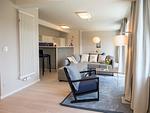 Wohnzimmer - Ferienwohnung mit Meerblick, 1 Schlafzimmer und Balkon (NP/308) - Top-Hundeurlaub