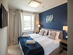 Schlafzimmer - Ferienwohnung mit Meerblick, 1 Schlafzimmer und Balkon (NP/308) - Top-Hundeurlaub