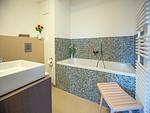 Badezimmer - Ferienwohnung mit Meerblick, 1 Schlafzimmer und Balkon (NP/310) - Top-Hundeurlaub