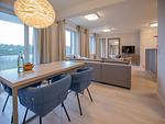 Wohnzimmer - Ferienwohnung mit Meerblick, 2 Schlafzimmern und Balkon (NP/403) - Top-Hundeurlaub