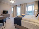Schlafzimmer - Ferienwohnung mit Meerblick, 2 Schlafzimmern und Balkon (NP/403) - Top-Hundeurlaub