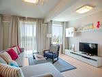 Wohnzimmer - Ferienwohnung mit Meerblick, 2 Schlafzimmern, Sauna und Balkon (NP/404) - Top-Hundeurlaub