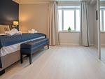 Schlafzimmer - Ferienwohnung mit Meerblick, 1 Schlafzimmer und Balkon (NP/421) - Top-Hundeurlaub
