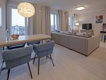 Wohnzimmer - Skysuite mit freiem Meerblick, Dachterrasse und Balkon (NP/502) - Top-Hundeurlaub