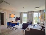 Wohnzimmer - Skysuite mit Meerblick, 1 Schlafzimmer und Dachterrasse (NP/508) - Top-Hundeurlaub