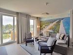 Wohnzimmer - Skysuite mit Meerblick, 1 Schlafzimmer und Dachterrasse (NP/508) - Top-Hundeurlaub