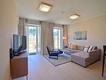 Wohnzimmer - Ferienwohnung mit Meerblick und 1 Schlafzimmer und Terrasse (NP/704) - Top-Hundeurlaub
