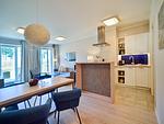 Küche / Küchenzeile - Ferienwohnung mit Meerblick und 1 Schlafzimmer und Terrasse (NP/704) - Top-Hundeurlaub