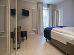 Schlafzimmer - Ferienwohnung mit Meerblick und 1 Schlafzimmer und Terrasse (NP/704) - Top-Hundeurlaub