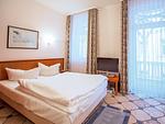 Schlafzimmer - 1-Raum-Ferienwohnung mit Balkon (SV/554) - Top-Hundeurlaub