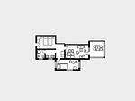 Grundriss - Ferienwohnung mit Meerblick, 2 Schlafzimmern und Balkon (SV/607) - Top-Hundeurlaub