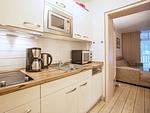 Küche / Küchenzeile - Ferienwohnung mit Meerblick, 1 Schlafzimmer und Balkon (SV/617) - Top-Hundeurlaub
