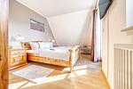 Schlafzimmer mit Doppelbett - Haus Leni - Top-Hundeurlaub