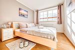 2. Schlafzimmer mit Doppelbett - Haus Leni - Top-Hundeurlaub