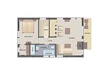 Grundriss - Typ A Ferienhaus - Honolulu - Top-Hundeurlaub
