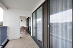 Balkon mit Gartenmöbeln - Deichhäuser Anna Küste 3-23 - Top-Hundeurlaub