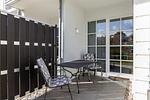 Terrasse mit Gartenmöbeln - Apartmenthaus Atlantik 007 - Top-Hundeurlaub