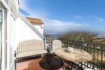 Balkon mit Gartenmöbeln - Apartmenthaus Atlantik 411 - Top-Hundeurlaub