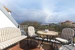 Balkon mit Gartenmöbeln - Apartmenthaus Atlantik 411 - Top-Hundeurlaub