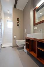 Badezimmer - Typ D2 Ferienwohnung - Sunset Beach - Top-Hundeurlaub
