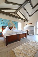 Schlafzimmer - Typ D2 Ferienwohnung - Diamond Head - Top-Hundeurlaub