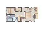 Grundriss - Typ B2 Ferienhaus - Mahalo - Top-Hundeurlaub
